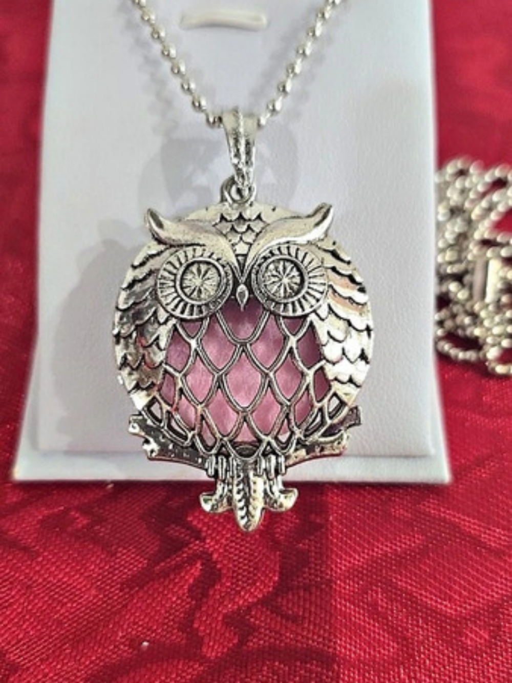 Owl Aromatherapy Essential Oil Diffuser Locket